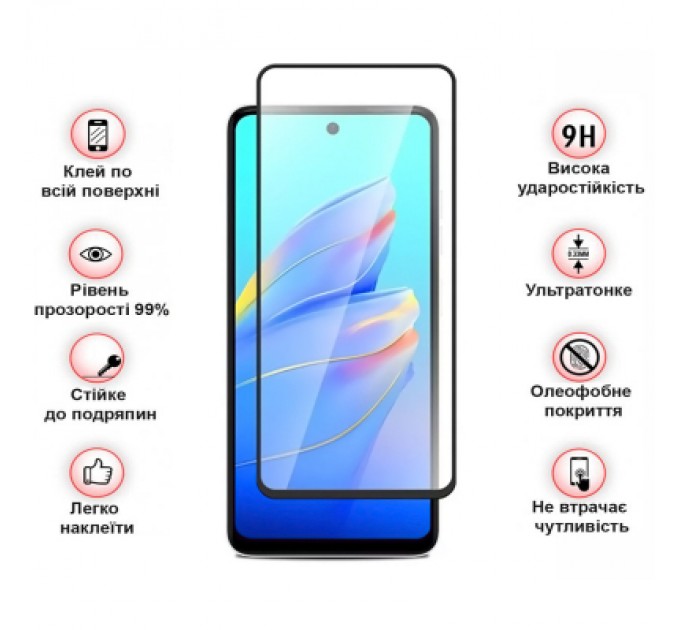 BeCover Скло захисне BeCover Tecno Spark Go 1 (KL4) Black (712318)