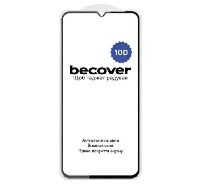 BeCover Скло захисне BeCover Xiaomi Redmi 14C 4G / Poco C75 10D Black (712720)