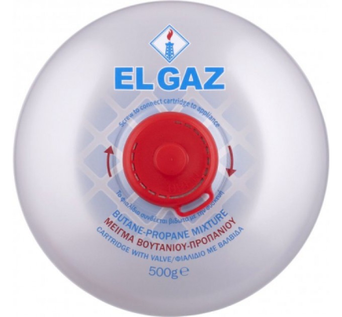 El Gaz Газовий балон El Gaz ELG-800 500 г (104ELG-800)