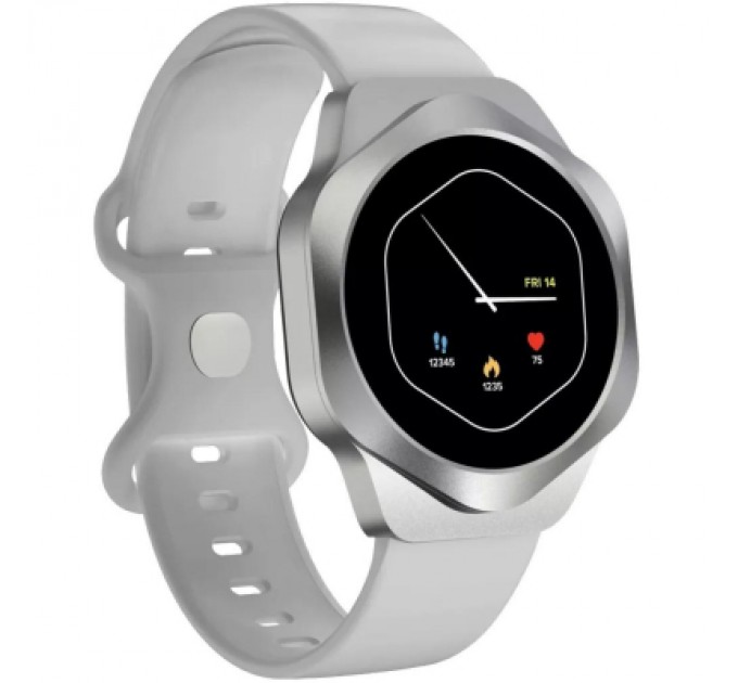 Canyon Смарт-годинник Canyon Hexagon SW-88 BT-CALL Silver (CNS-SW88SS)