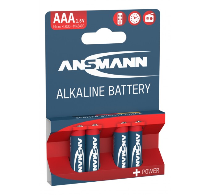 Ansmann Батарейка Ansmann AAA/LR03 BL 4шт