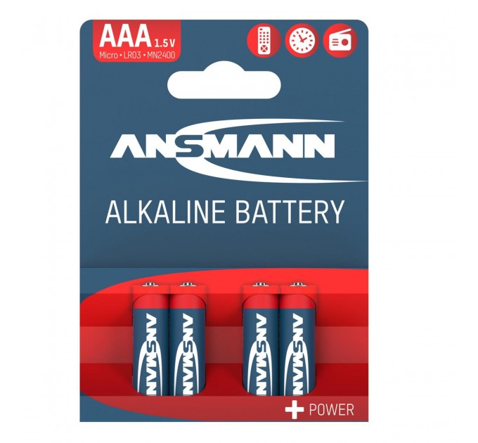 Ansmann Батарейка Ansmann AAA/LR03 BL 4шт