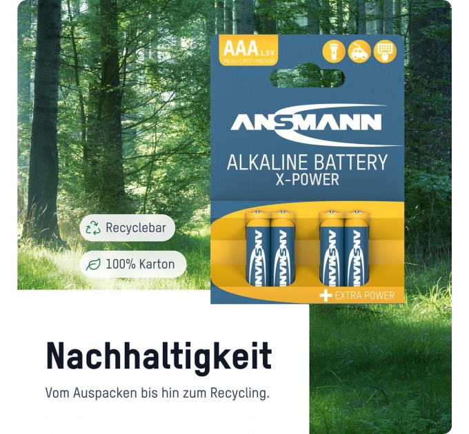 Ansmann Батарейка Ansmann X-Power AAA/LR03 BL 4шт