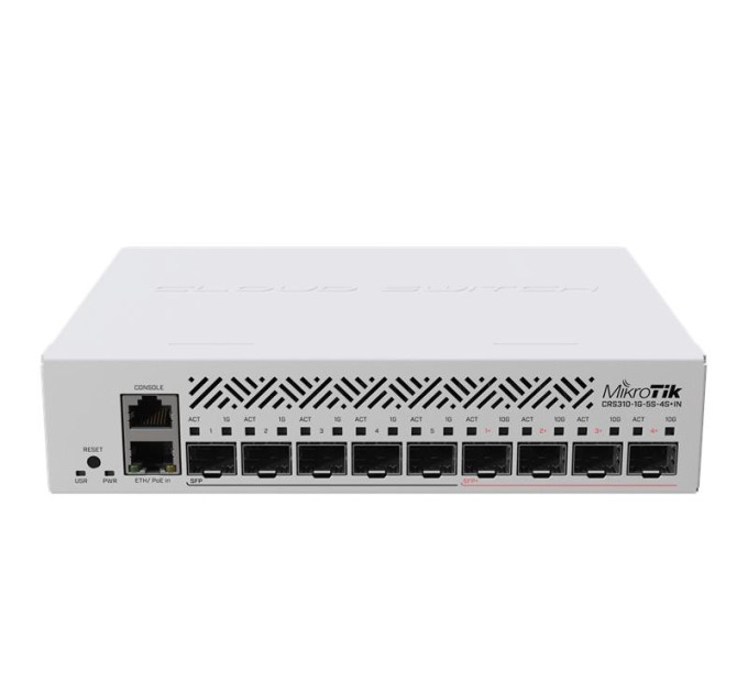 Mikrotik Комутатор мережевий Mikrotik CRS310-1G-5S-4S+IN