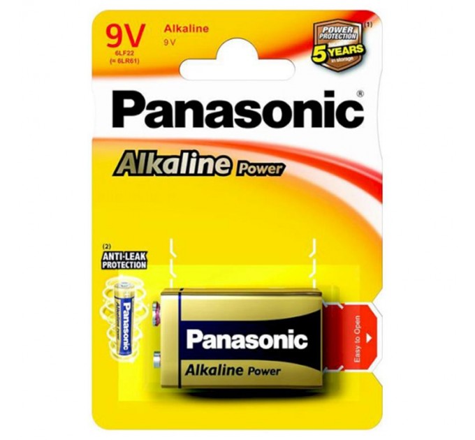 Батарейка Panasonic Alkaline Power Krona/6LF22 BL 1 шт
