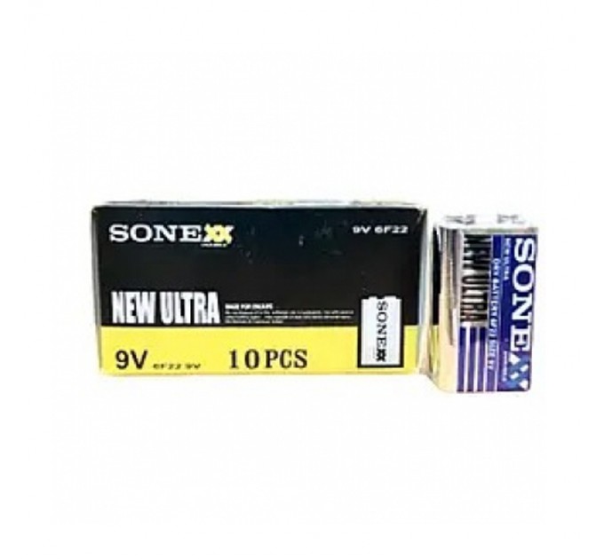 Батарейка Sonex Krona Super Heavy Duty 9v 10 шт
