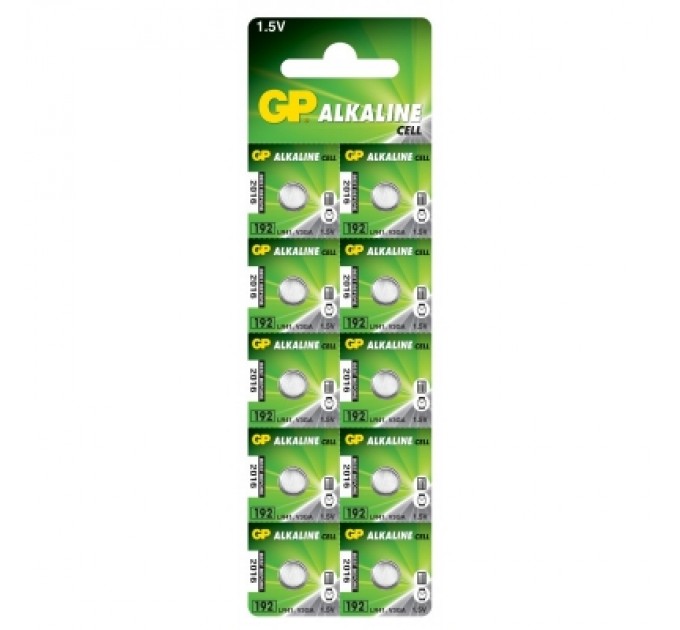Gp Батарейка GP Batteries LR41 1.5B Alkaline 10шт (GP192F-2C10)