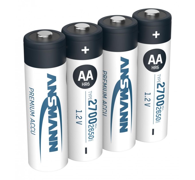 Ansmann Аккумуляторы Ansmann AA/HR06 NI-MH 2700 mAh BL 4 шт