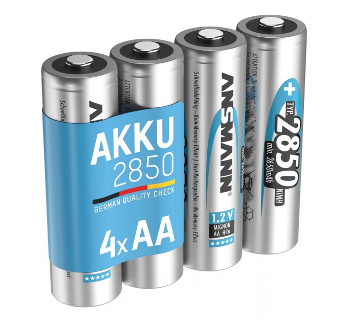 Ansmann Аккумуляторы Ansmann AA/HR06 NI-MH 2850 mAh BL 4 шт