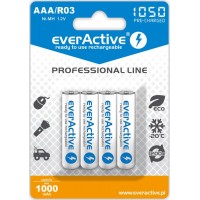 Аккумулятор everActive AAA/HR03 Ni-MH 1050mAh BL 4шт