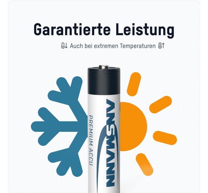 Ansmann Аккумуляторы Ansmann AAA/HR03 NI-MH 1100 mAh BL 4 шт