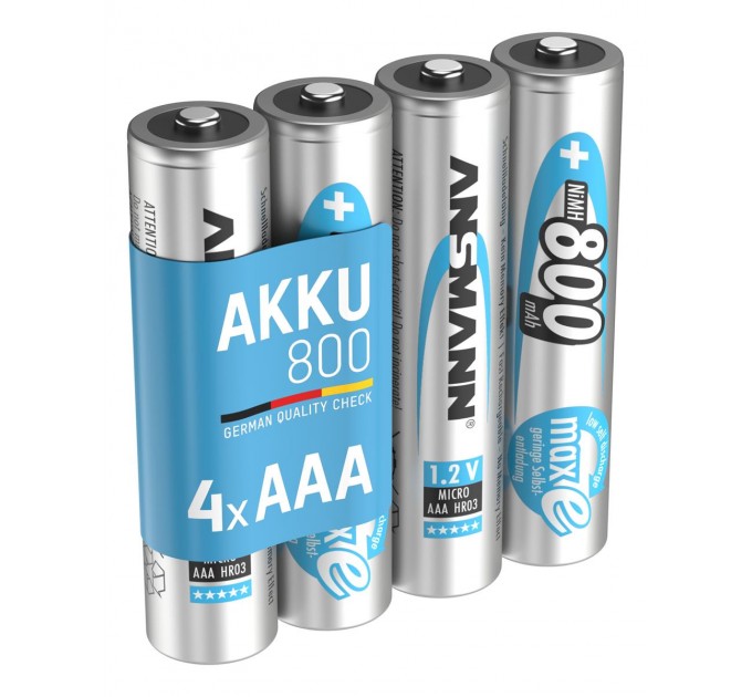 Ansmann Аккумуляторы Ansmann AAA/HR03 NI-MH 800 mAh BL 4 шт