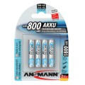 Ansmann Аккумуляторы Ansmann AAA/HR03 NI-MH 800 mAh BL 4 шт