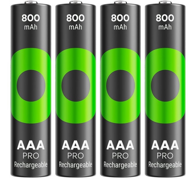 Аккумуляторы GP Recyko Pro Eco AAA/HR03 NI-MH 800mAh Box 4 шт