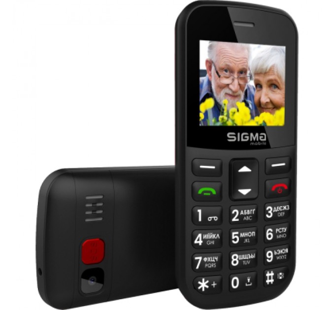 Sigma Мобільний телефон Sigma Comfort 50 EASY TYPE-C Black (4827798585214)