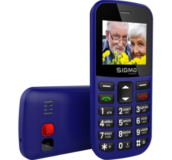 Sigma Мобільний телефон Sigma Comfort 50 EASY TYPE-C Blue (4827798585238)