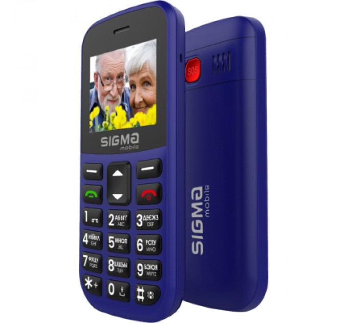 Sigma Мобільний телефон Sigma Comfort 50 EASY TYPE-C Blue (4827798585238)