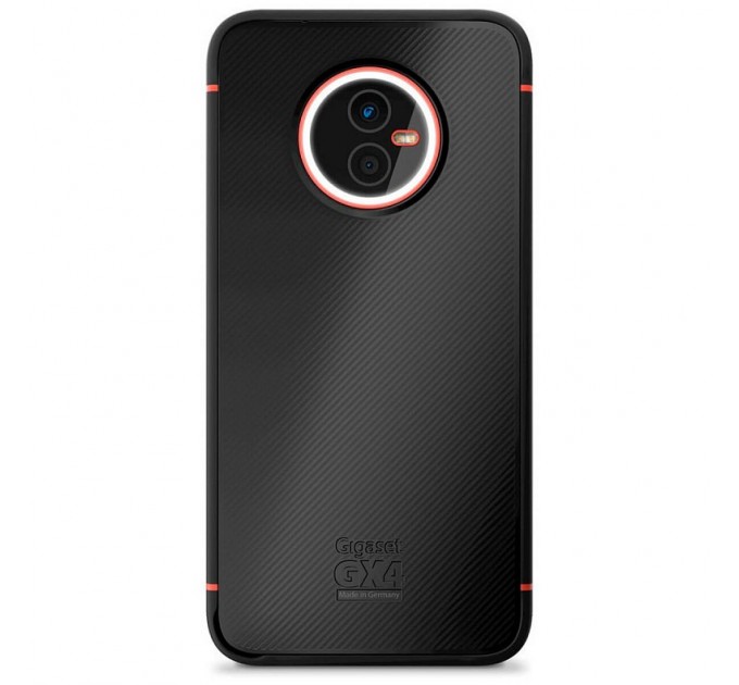 Gigaset Смартфон Gigaset GX4 IM 4/64GB Dual Sim Black (S30853H1531R111); 6.1" (1560х720) IPS / MediaTek Helio G99 / ОЗУ 4 ГБ / 64 ГБ встроенной + microSD до 1 ТБ / камера 48+8 Мп + 16 Мп / 4G (LTE) / Bluetooth, Wi-Fi, NFC / GPS, GLONASS, Beidou, Gali