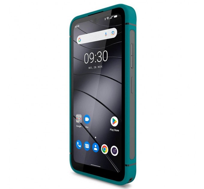 Gigaset Смартфон Gigaset GX4 IM 4/64GB Dual Sim Petrol (S30853H1531R112); 6.1" (1560х720) IPS / MediaTek Helio G99 / ОЗУ 4 ГБ / 64 ГБ встроенной + microSD до 1 ТБ / камера 48+8 Мп + 16 Мп / 4G (LTE) / Bluetooth, Wi-Fi, NFC / GPS, GLONASS, Beidou, Gal