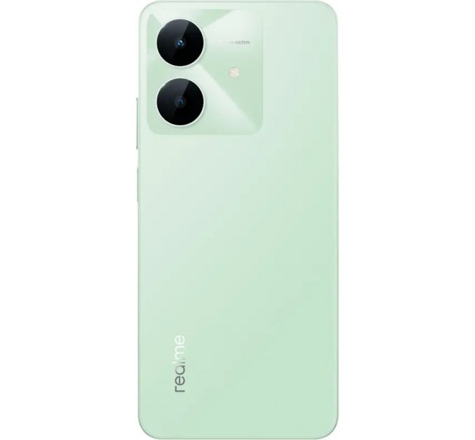 realme Смартфон Realme Note 60X 3/64GB (RMX3938) Wilderness Green; 6.74" (1600x720) IPS / Unisoc Tiger T612 / ОЗУ 3 ГБ / 64 ГБ встроенной + microSD до 2 ТБ / камера 8 Мп + 5 Мп / 4G (LTE) / Bluetooth, Wi-Fi / GPS, A-GPS, GLONASS, Galileo / ОС Android