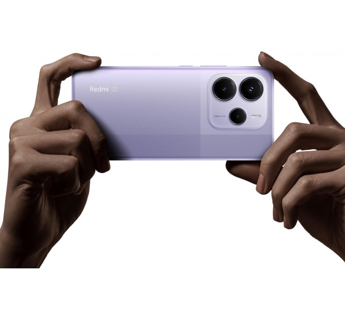 Xiaomi Смартфон Xiaomi Redmi Note 14 5G 6/128GB Lavender Purple; 6.67" (2400х1080) AMOLED / MediaTek Dimensity 7025 Ultra / ОЗУ 6 ГБ / 128 ГБ встроенной + microSD до 1 ТБ / камера 108+8+2 Мп + 20 Мп / 5G / Bluetooth, Wi-Fi, NFC / GPS, Galileo, Glonas