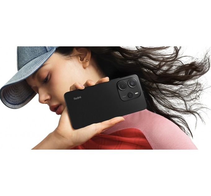 Смартфон Xiaomi Redmi Note 14 8/256GB Midnight Black; 6.67" (2400х1080) AMOLED / MediaTek Helio G99 Ultra / ОЗУ 8 ГБ / 256 ГБ встроенной + microSD до 1 ТБ / камера 108+2+2 Мп + 20 Мп / 4G (LTE) / Bluetooth, Wi-Fi, NFC / GPS, A-GPS, GLONASS, Beidou, G
