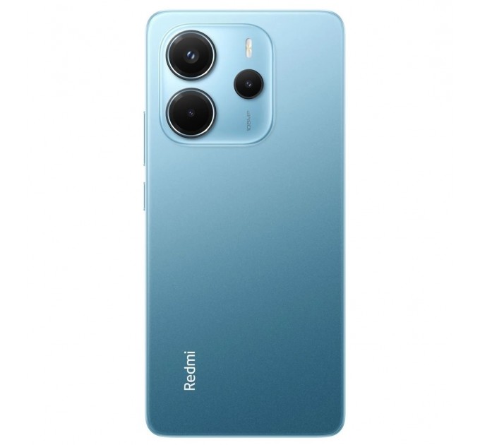 Смартфон Xiaomi Redmi Note 14 8/256GB Ocean Blue; 6.67" (2400х1080) AMOLED / MediaTek Helio G99 Ultra / ОЗУ 8 ГБ / 256 ГБ встроенной + microSD до 1 ТБ / камера 108+2+2 Мп + 20 Мп / 4G (LTE) / Bluetooth, Wi-Fi, NFC / GPS, A-GPS, GLONASS, Beidou, Galil