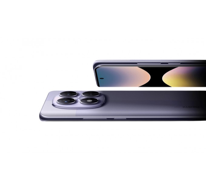 Смартфон Xiaomi Redmi Note 14 Pro 5G 8/256GB Lavender Purple; 6.67" (2712x1220) AMOLED / MediaTek Dimensity 7300 Ultra / ОЗУ 8 ГБ / 256 ГБ встроенной / камера 200+8+2 Мп + 20 Мп / 5G / Bluetooth, Wi-Fi, NFC / GPS, A-GPS, GLONASS, Beidou, Galileo, QZS