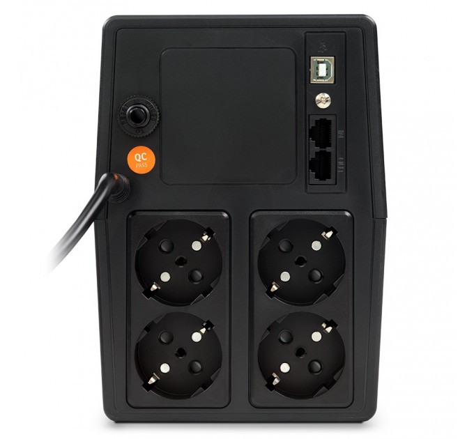 nJoy Джерело безперебійного живлення NJOY Horus Plus 1000 (PWUP-LI100H1-AZ01B), Lin.int., AVR, 4 x евро, USB, LCD, пластик