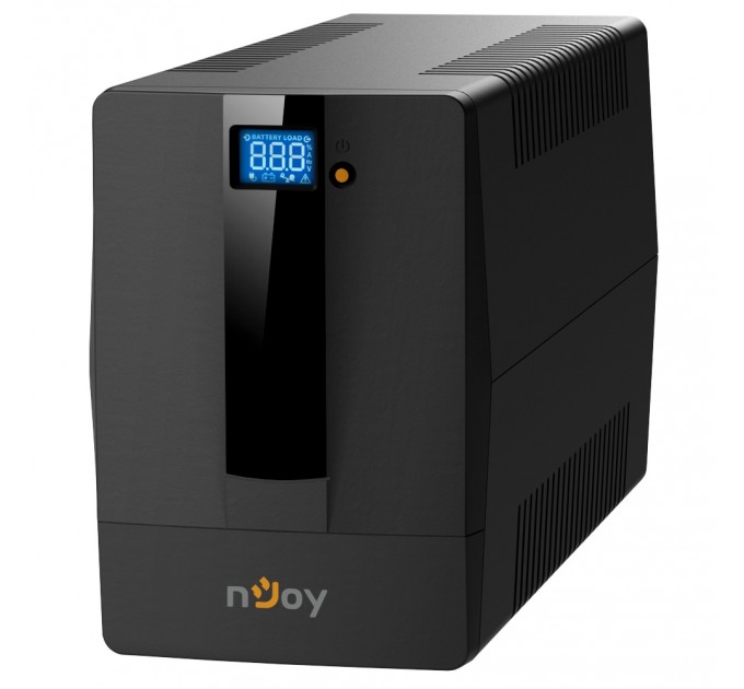 nJoy Джерело безперебійного живлення NJOY Horus Plus 1000 (PWUP-LI100H1-AZ01B), Lin.int., AVR, 4 x евро, USB, LCD, пластик