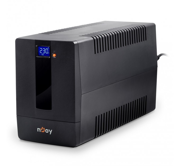 nJoy Джерело безперебійного живлення NJOY Horus Plus 1000 (PWUP-LI100H1-AZ01B), Lin.int., AVR, 4 x евро, USB, LCD, пластик