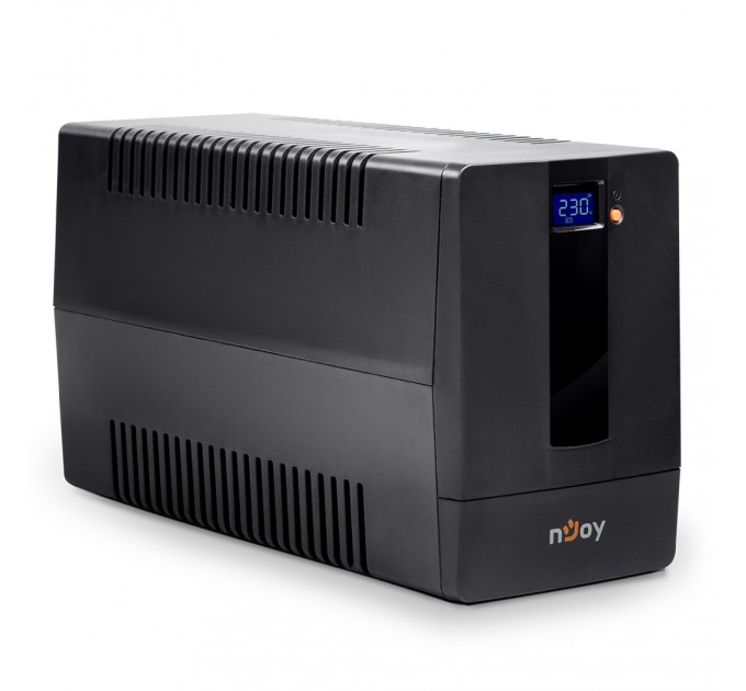 nJoy Джерело безперебійного живлення NJOY Horus Plus 1000 (PWUP-LI100H1-AZ01B), Lin.int., AVR, 4 x евро, USB, LCD, пластик