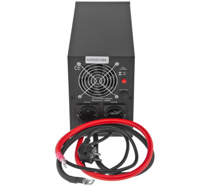 LogicPower Джерело безперебійного живлення LogicPower LPY-B-PSW-1500VA+ (1050Вт)10A/15A, Lin.int., AVR, 2 x евро, метал
