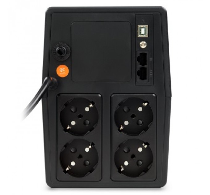 Джерело безперебійного живлення NJOY Horus Plus 2000 (PWUP-LI200H1-AZ01B) Lin.int., AVR, 4 x евро, USB, LCD, пластик