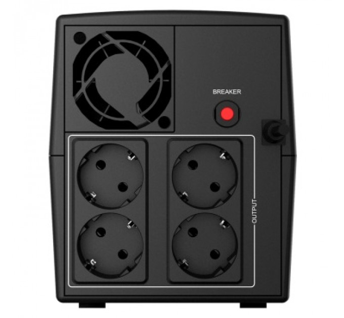 nJoy Джерело безперебійного живлення NJOY Keen 2000 (UPLI-LI200KE-CG01B) Lin.int., AVR, 4 x евро, пластик