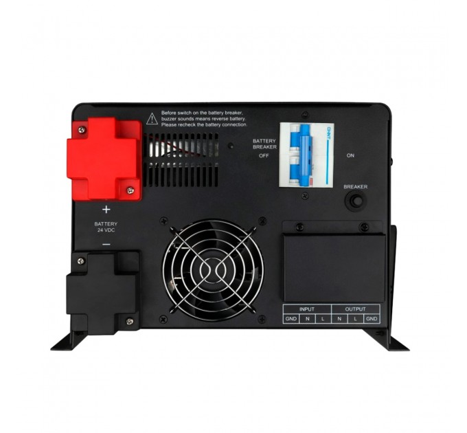 LogicPower Джерело безперебійного живлення LogicPower LPE-W-PSW-3600VA+ (2500Вт) 1-50A, з правильною синусоїдою 24V