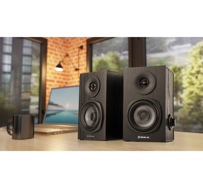 Акустична система REAL-EL S-225 Black
