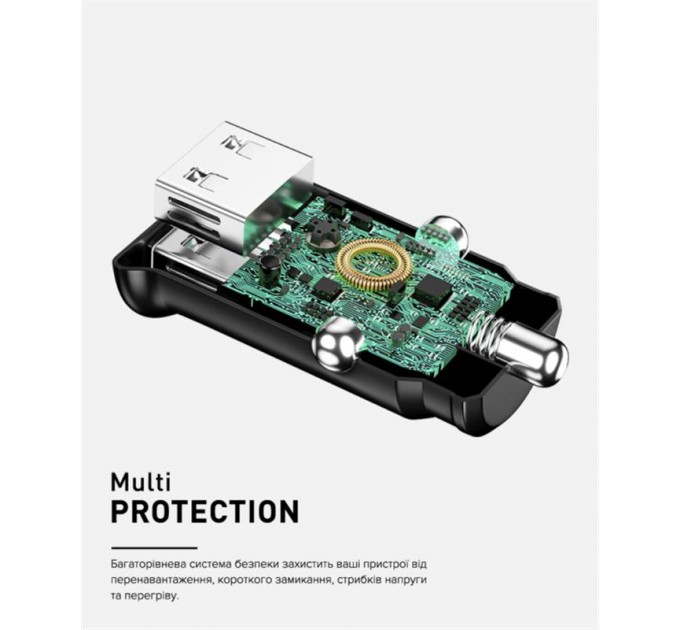 Luxe Cube Автомобильное зарядное устройство Luxe Cube 2USB 12W White (8886998698496)