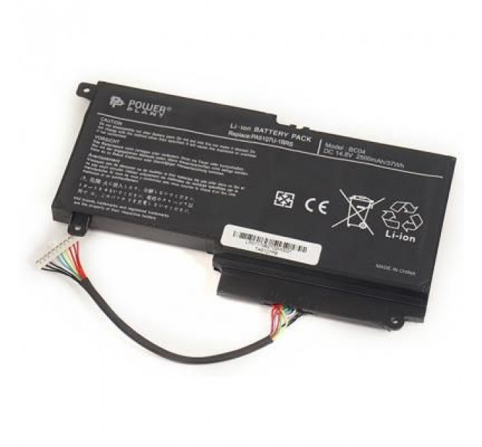 Акумулятор до ноутбука TOSHIBA Satellite L55 (PA5107U-1BRS, TA5107P9) 14.8V 2500mAh PowerPlant (NB510221)