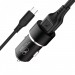 SkyDolphin Автомобильное зарядное устройство SkyDolphin SZ02V Aluminium (2USB, 2.4A) Black (AZP-000073) + кабель microUSB