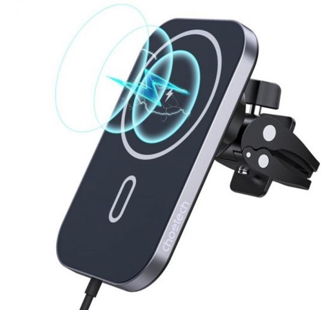 Беспроводное зарядное устройство Choetech Car Magnetic Mount Inductive Qi Charger 15W (T200-F)