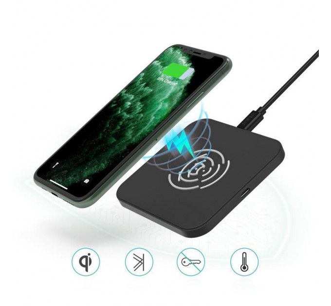 Беспроводное зарядное устройство Choetech T511-S 10W Black