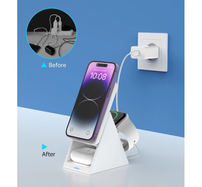 Беспроводное зарядное устройство Choetech T600-F 15W