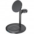 Choetech Магнитное беспроводное зарядное устройство Choetech T585-F 3in1 Magnetic wireless charger station for Apple (T585-F-101CCBK)