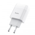 HOCO Зарядное устройство Hoco C72A Glorious (1USB, 2.1А) White (6931474712899)