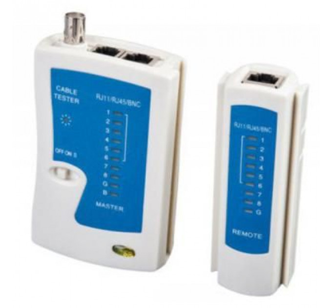 Тестер кабельний RJ-45, RJ-12, RJ-11, COAXIAL Kingda (KD-CT006)