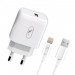 SkyDolphin Зарядний пристрій SkyDolphin SC22EL (1USB, 2.1A) White (MZP-000158) + кабель Lightning