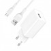 Зарядное устройство SkyDolphin SC36V (1USB, 2.4A) White (SDMZP-000118) + кабель microUSB