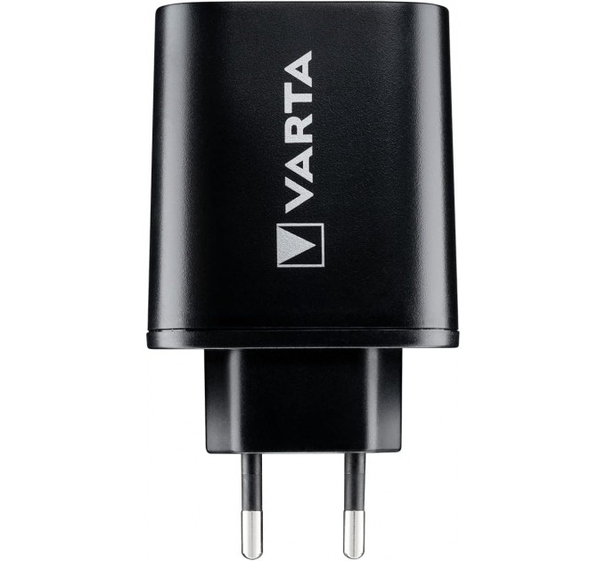 Varta Зарядное устройство Varta Wall Charger (2USB, 3A; USB-C, 3A) 38W Black (57958101401)