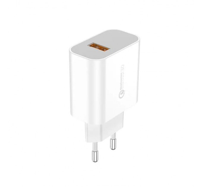 Foneng Сетевое зарядное устройство Foneng EU46 QC3.0 Charger (1USBх3A) White (EU46-CH-IP) + кабель Lightning